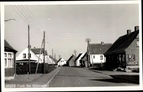 Ak Klitmøller Dänemark, Straßenpartie, Reklame Tuborg