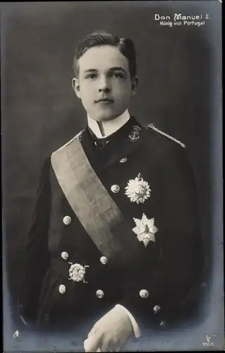 Ak Manuel II., König von Portugal