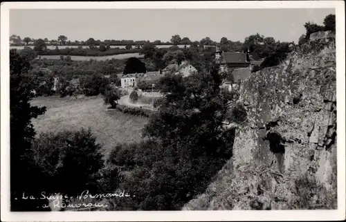 Ak Rouvrou Ménil-Hubert-sur-Orne Orne, Panorama vom Ort