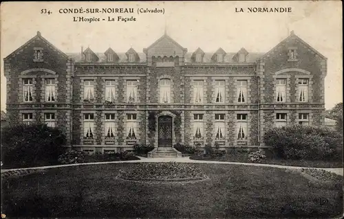 Ak Condé sur Noireau Calvados, L'Hospice