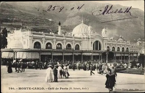 Ak Monte Carlo Monaco, Cafe de Paris