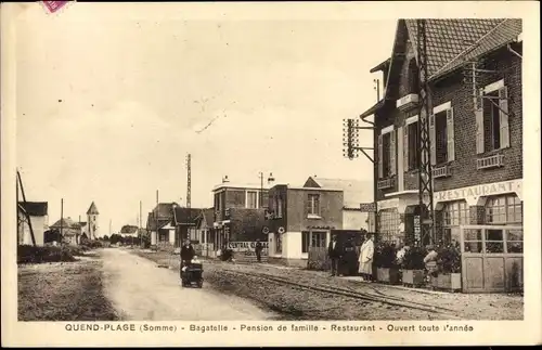 Ak Quend Plage Somme, Bagatelle, Pension de famille Restaurant