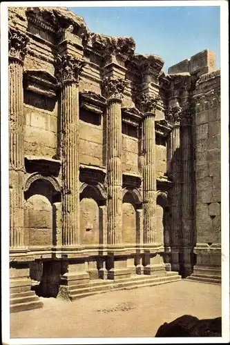 Ak Baalbek Libanon, Temple de Bacchus, Interieur