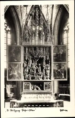 Ak St. Wolfgang im Salzkammergut Oberösterreich, Pacher Altar