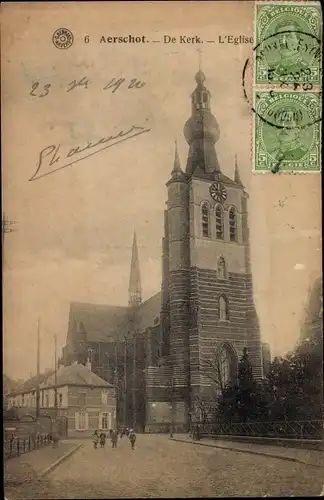 Ak Aerschot Aarschot Flandern Flämisch Brabant, De Kerk, Kirche