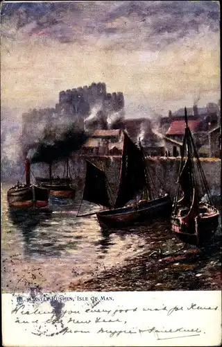 Ak Isle of Man England, Castle Rusheen