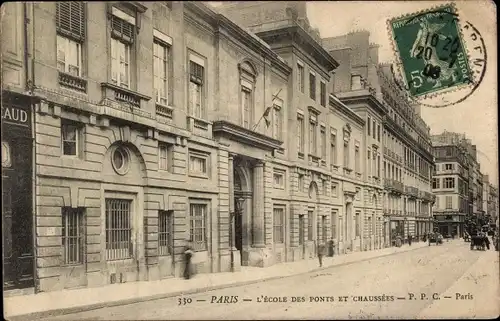 Ak Paris VI., Ecole des Ponts et Chaussees