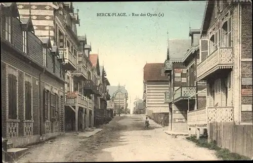 Ak Berck Plage Pas de Calais, Rue des Oyats