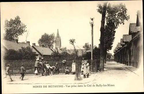 Ak Bully les Mines Pas de Calais, Mines de Bethune, Vue prise dans la Cite