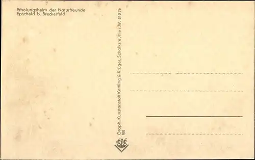 Gedicht Ak Epscheid Breckerfeld in Westfalen, Epscheider Mühle, Gedicht von Julius Hense