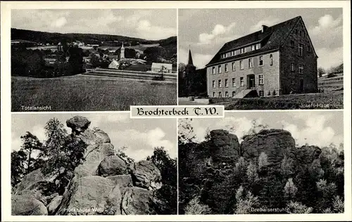 Ak Brochterbeck Tecklenburg in Nordrhein Westfalen, Josefs Haus, Dreikaiserstuhl, Hockendes Weib