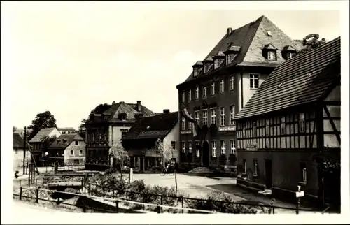 Ak Neumark in Sachsen, Rathaus