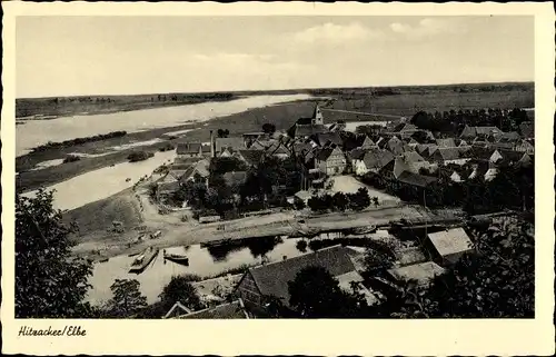 Ak Hitzacker an der Elbe, Fliegeraufnahme
