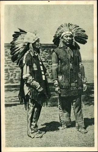 Ak USA, Indianerhäuptlinge, Chefs Iroquois de Caughnawaga