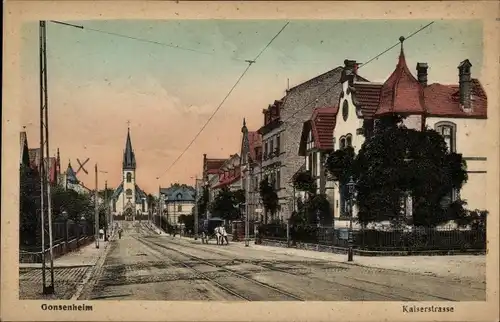 Ak Gonsenheim Mainz in Rheinland Pfalz, Kaiserstraße