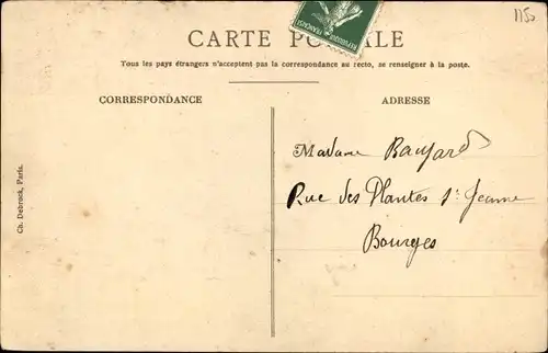 Ak Musique de la Garde Republicaine, Chef M. Gabriel Parès, Militärorchester