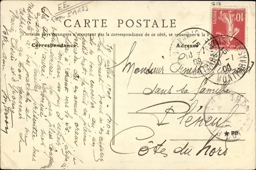Ak Paris, Congrès National du Sillon 1909, Marc Sangnier