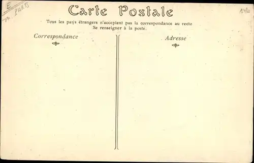 Ak Paris, La Fete de Mi Careme 1910, La Reine de Prague