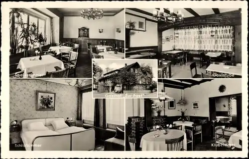 Ak Müden Örtze Faßberg Lüneburger Heide, Gasthaus Zur Post