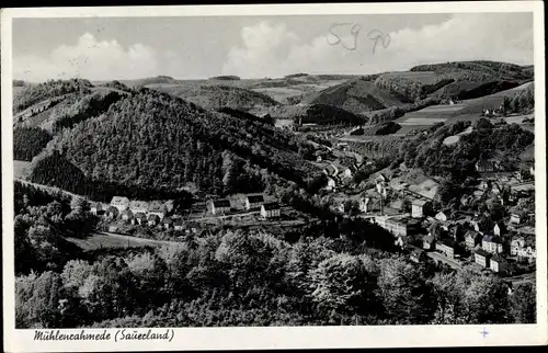 Ak Mühlenrahmede Altena im Märkischen Kreis Sauerland, Panorama
