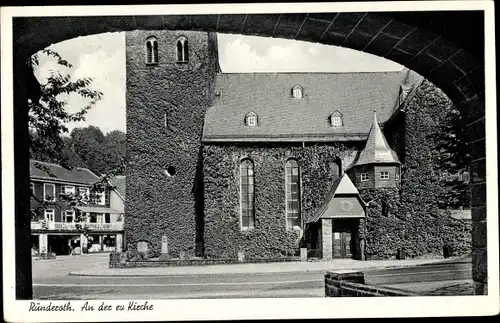 Ak Ründeroth Engelskirchen im Oberbergischen Kreis, Ev. Kirche