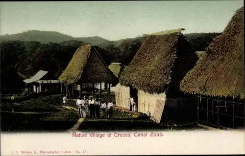 Ak Cruces Canal Zone Panama, Native Village