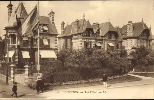 Ak Cabourg Calvados, Les Villas