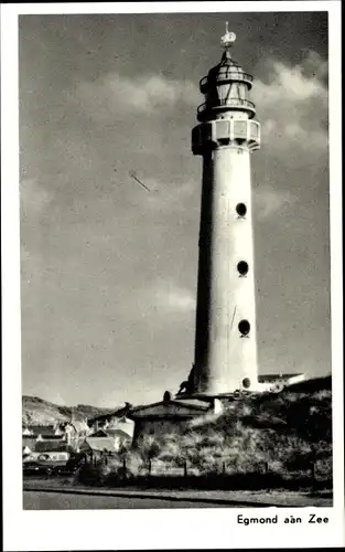 Ak Egmond aan Zee Nordholland Niederlande, vuurtoren, Leuchtturm