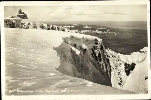 Ak Śnieżne Kotły Schneegrube Riesengebirge Schlesien, Schneegrubenbaude