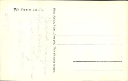 Ak Hamr na Jezeře Hammer am See Region Reichenberg, Hammersee mit Jeschken