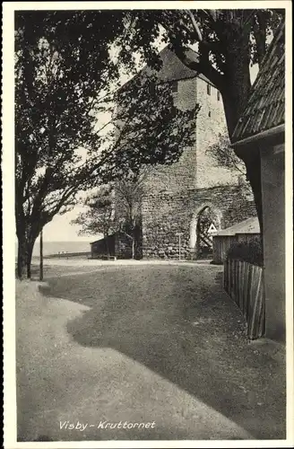Ak Visby Wisby Schweden, Kruttornet