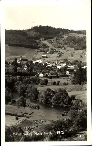 Ak Vyšší Brod Hohenfurth Südböhmen, Blick auf den Ort