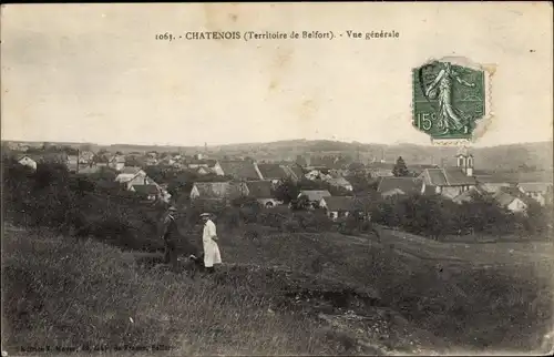 Ak Chatenois Territoire de Belfort, Vue generale
