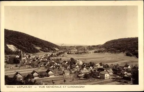 Ak Lepuix Gy Territoire de Belfort, Vue generale et Giromagny