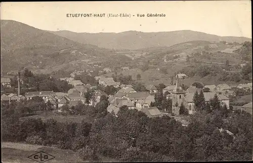 Ak Etueffont Haut Territoire de Belfort, Vue générale