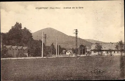 Ak Etueffont Haut Territoire de Belfort, Avenue de la Gare