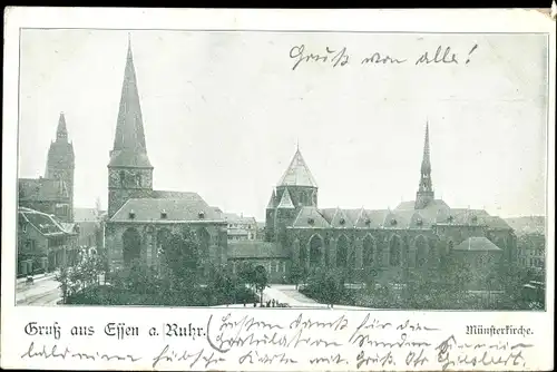 Ak Essen im Ruhrgebiet, Münsterkirche