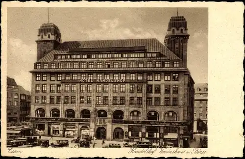 Ak Essen im Ruhrgebiet, Handelshof, Vereinshaus, Börse