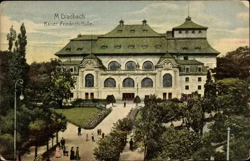 Ak Mönchengladbach in Nordrhein Westfalen, Blick auf die Kaiser Friedrich Halle