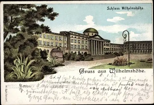 Ak Bad Wilhelmshöhe Kassel in Hessen, Schloss Wilhelmshöhe