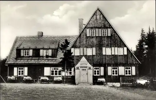 Ak Altenberg im Erzgebirge, Waldschänke Altes Raupennest