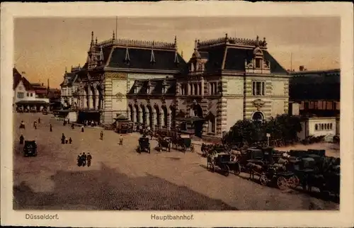 Ak Düsseldorf am Rhein, Hauptbahnhof