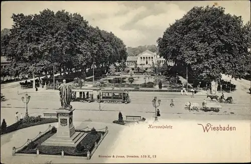 Ak Wiesbaden in Hessen, Kursaalplatz