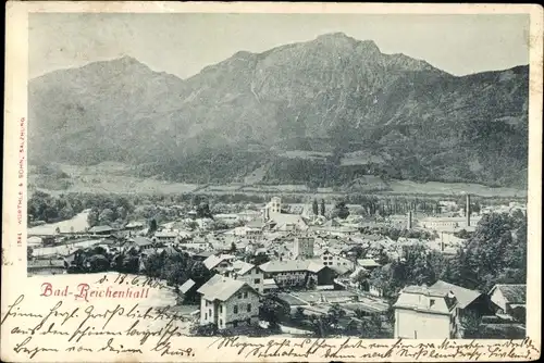 Ak Bad Reichenhall in Oberbayern, Totale