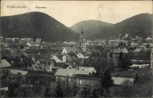 Ak Friedrichroda im Thüringer Wald, Panorama