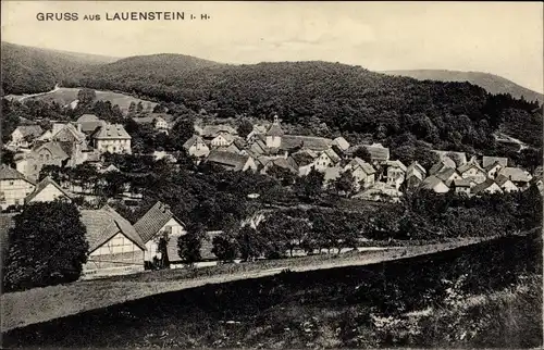 Ak Lauenstein Salzhemmendorf in Niedersachsen, Gesamtansicht
