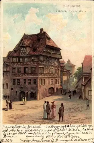 Litho Nürnberg in Mittelfranken, Albrecht-Dürer-Haus