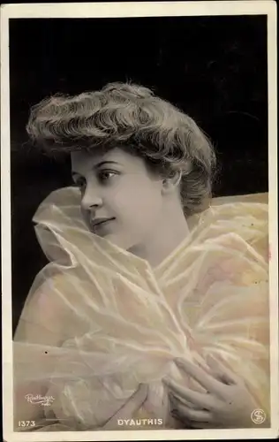 Ak Portrait einer Frau, Dyauthis