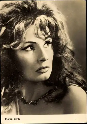 Ak Schauspielerin Marga Barbu, Portrait
