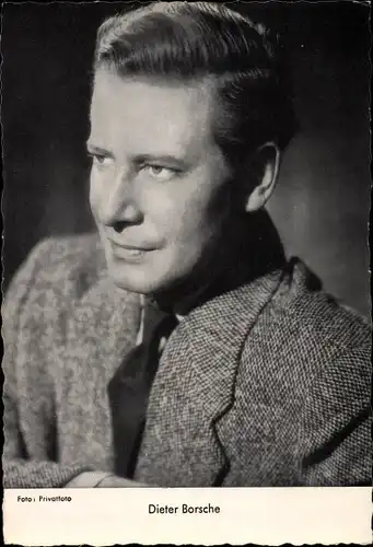 Ak Schauspieler Dieter Borsche, Portrait